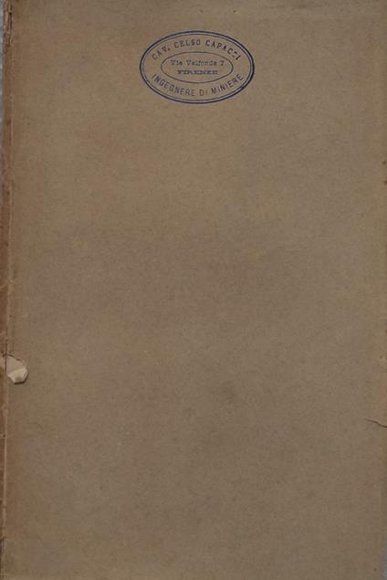 Notice sur les gites minéraux et les matériaux de construction de l'Algérie - M. Ville - copertina