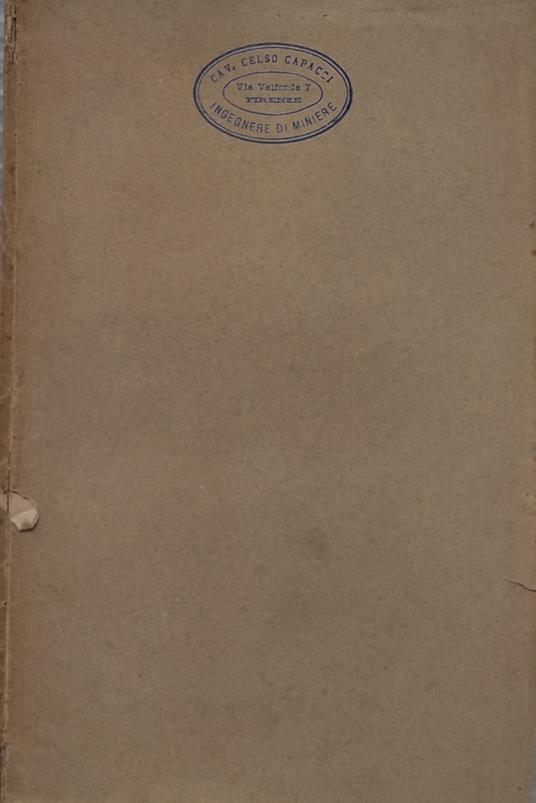 Notice sur les gites minéraux et les matériaux de construction de l'Algérie - M. Ville - copertina