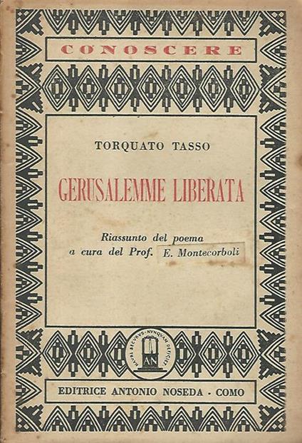 Gerusalemme liberata (riassunto) - Torquato Tasso - copertina