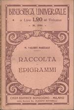 Raccolta di epigrammi. di M. Valerio Marziale