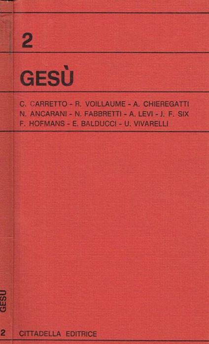 Gesù - copertina