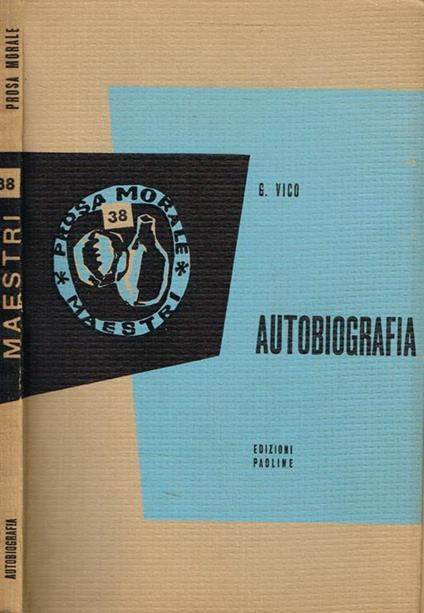Autobiografia - Giambattista Vico - copertina