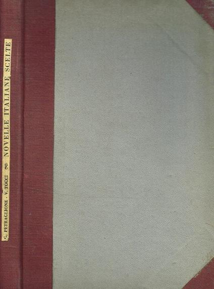 Novelle italiane scelte di scrittori dal XIV al XIX secolo - copertina