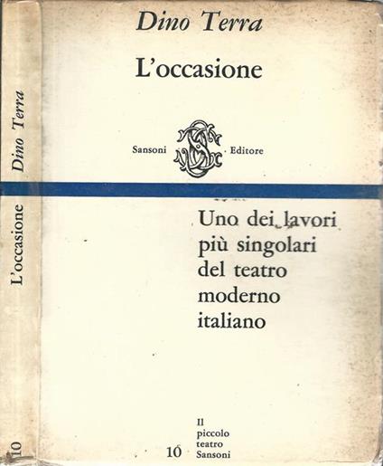 L' occasione - Dino Terra - copertina