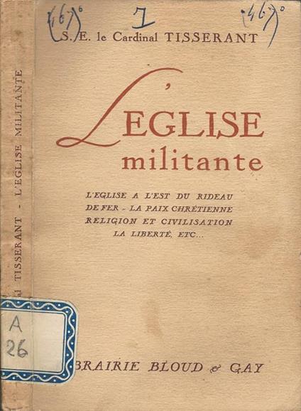 L' èglise militante - copertina