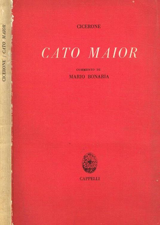 Cato maior - M. Tullio Cicerone - copertina