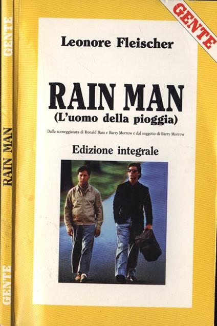 Rain man (L'uomo della pioggia) - Leonore Fleischer - copertina