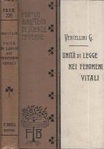 Unità di legge nei fenomeni vitali