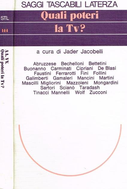 Quali poteri la TV? - copertina