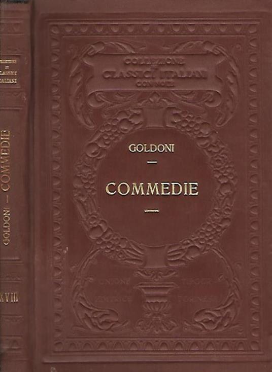 Commedie. La moglie saggia - La vedova scaltra - Carlo Goldoni - copertina