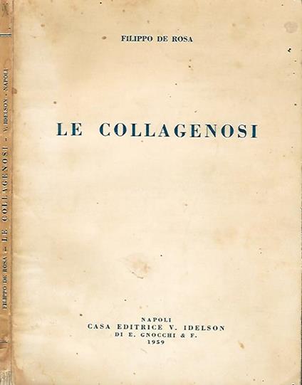 Le collagenosi - Fernando De Rosa - copertina