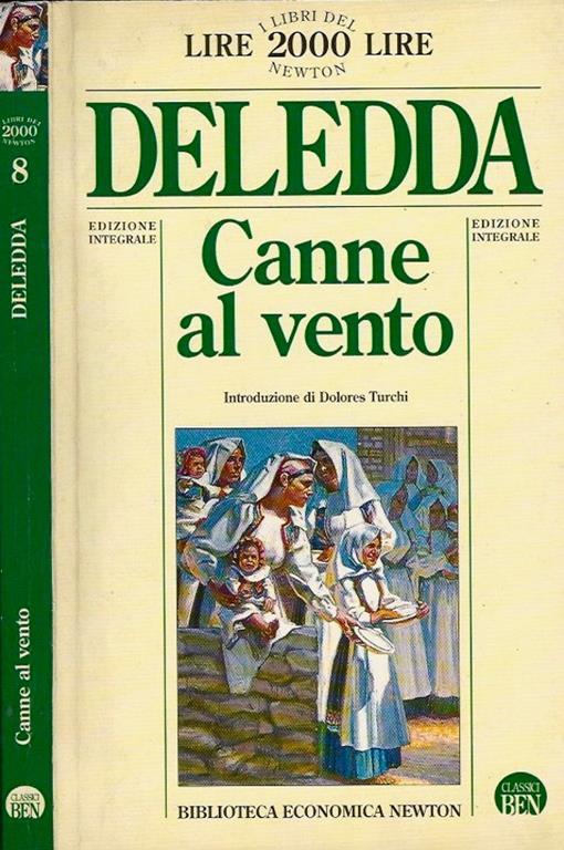 Canne al vento - Grazia Deledda - copertina