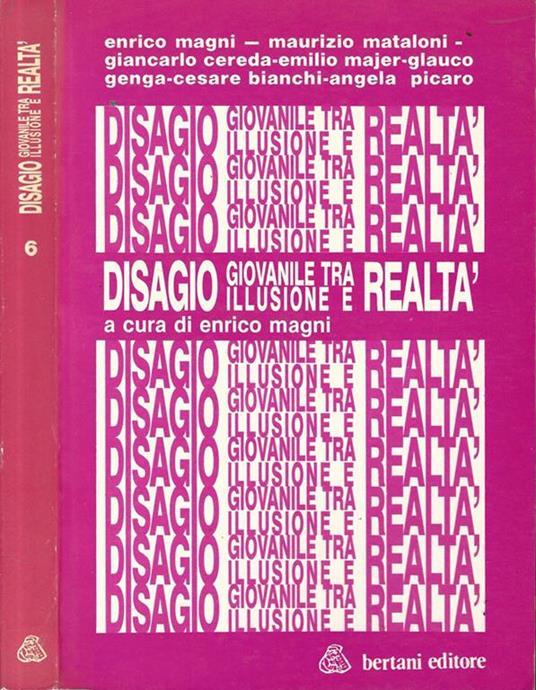 Disagio giovanile tra illusione e realtà - copertina