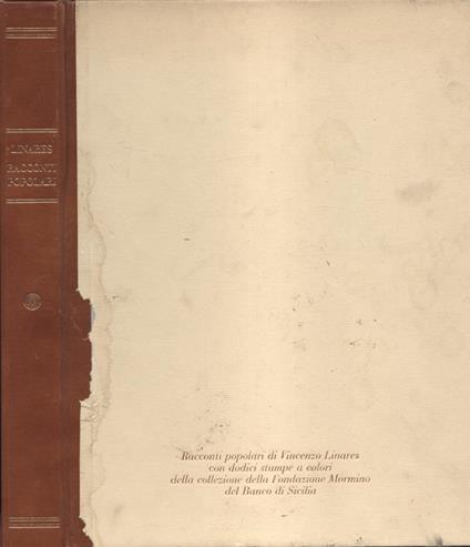 Racconti popolari - Vincenzo Linares - copertina
