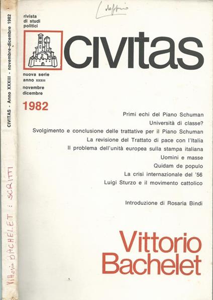 Vittorio Bachelet - copertina