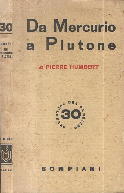 Da Mercurio a Plutone - Pierre Humbert - copertina