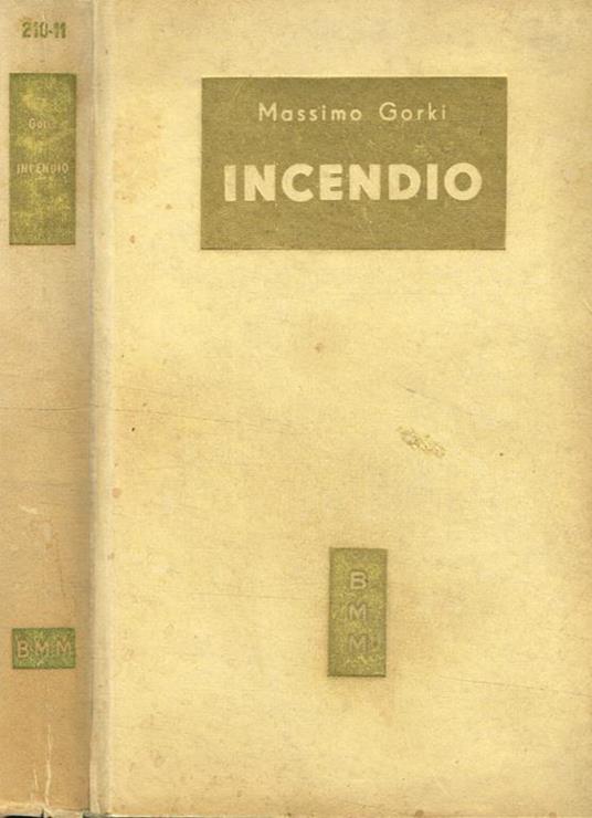 Incendio - Maksim Gorkij - copertina