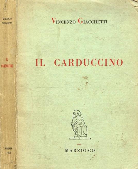 Il carduccino - Vincenzo Giacchetti - copertina