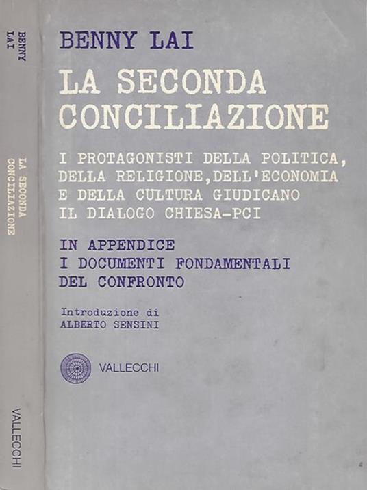 La seconda Conciliazione - Benny Lai - copertina