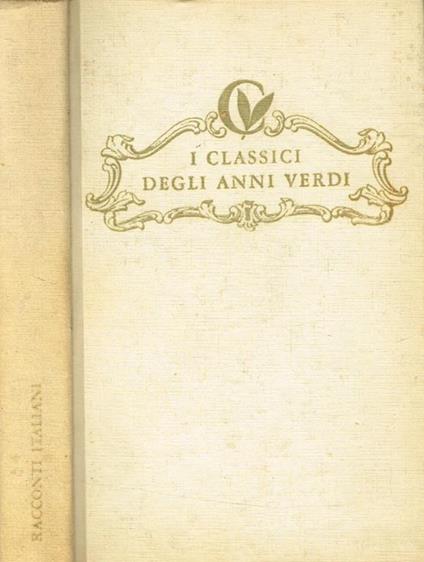 Racconti italiani - Giana Anguissola - copertina