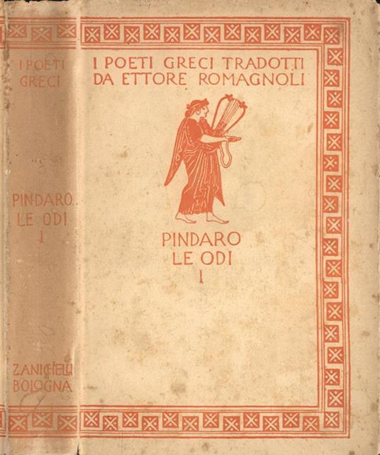 Le odi e i frammenti Vol. I - Pindaro - copertina