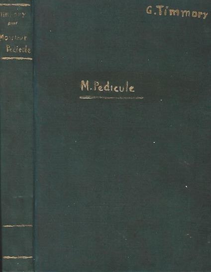 Monsieur Pédicule - Gabriel Timmory - copertina