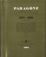 Paragone Anno XLV n. 528. 530 e 532. 534