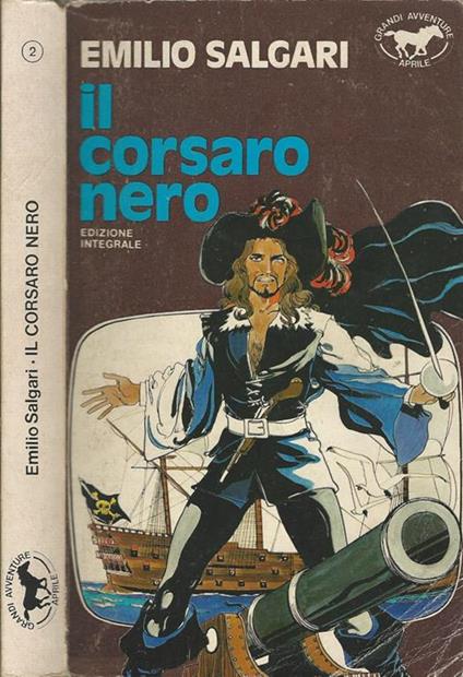 Il corsaro nero - Emilio Salgari - copertina