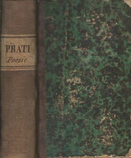 Opere Vol I - Giovanni Prati - copertina