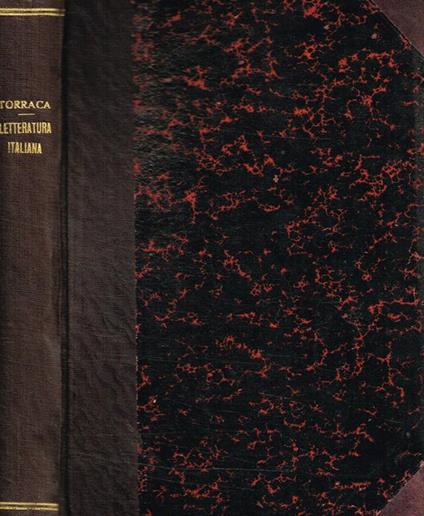 Manuale della letteratura italiana vol.I parte II sec.XIV - Francesco Torraca - copertina