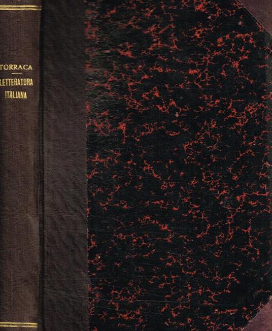 Manuale della letteratura italiana vol.I parte II sec.XIV - Francesco Torraca - copertina