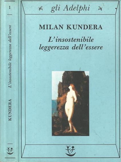 L' insostenibile leggerezza dell'essere - Milan Kundera - copertina