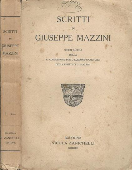 Scritti di Giuseppe Mazzini - Giuseppe Mazzini - copertina