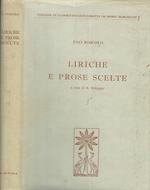 Liriche e prose scelte