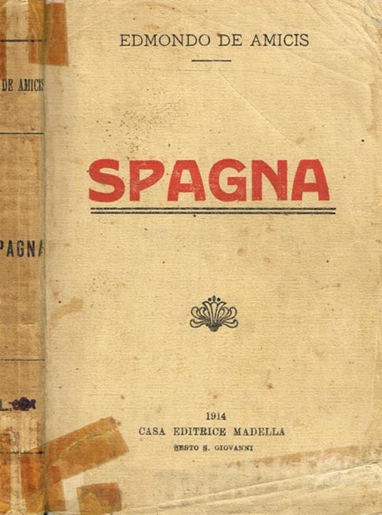 Spagna - Edmondo De Amicis - copertina