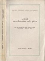 La pace come dimensione dello spirito