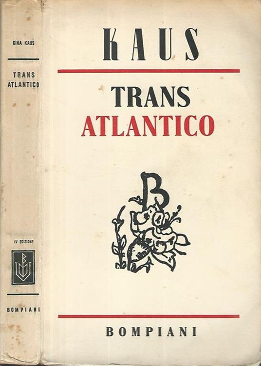Transatlantico - Gina Kaus - copertina