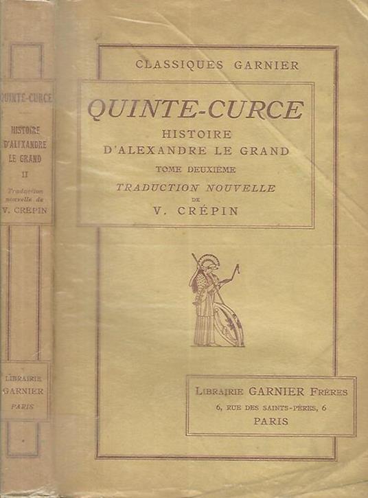 Histoire d'Alexandre Le Grand Tomo II - copertina