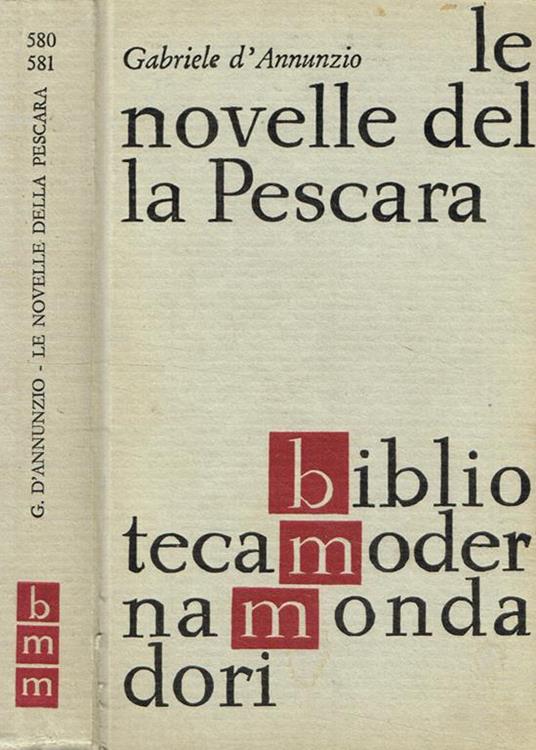Le novelle della Pescara 1884-1886 - Gabriele D'Annunzio - copertina
