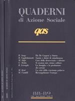 Qas Quaderni Di Azione Sociale Anno 1992 N. 88, 89 - 90
