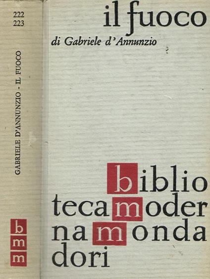 Il fuoco - Gabriele D'Annunzio - copertina