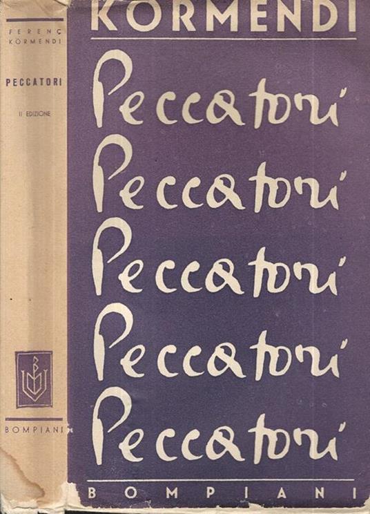 Peccatori - Ferenc Kormendi - copertina