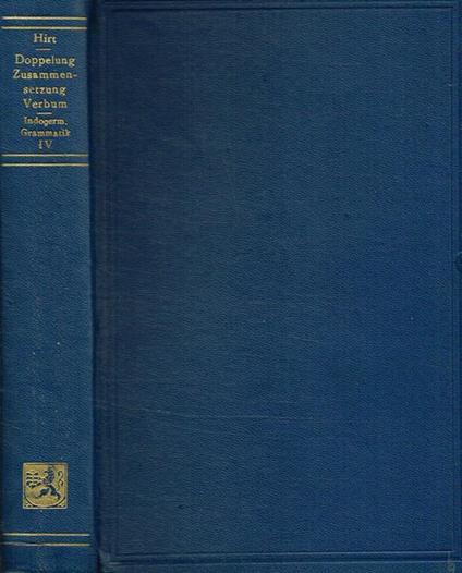 Doppelung zusammen-setzung verbum - Hermann Hirt - copertina