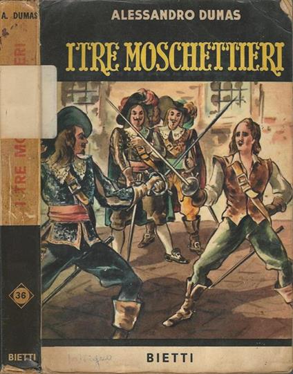 I tre moschettieri - Alexandre Dumas - copertina