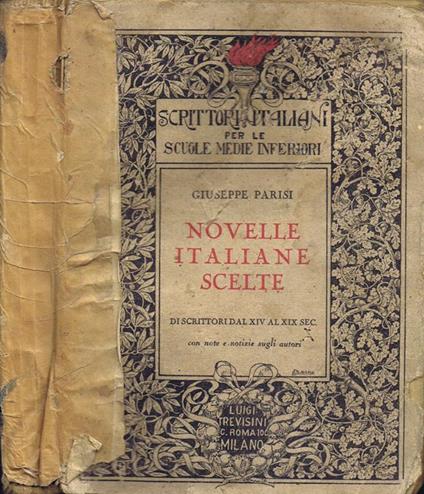 Novelle Italiane Scelte di Scrittori dal XIV al XIX Secolo - Giuseppe Parisi - copertina