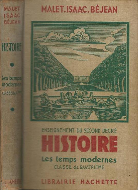 Les temps modernes. Classe de quatrième - Jules Isaac - copertina