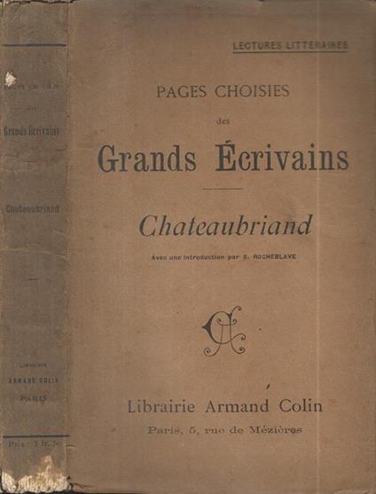 Chateaubriand - copertina