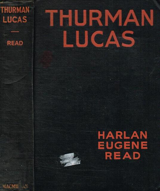 Thurman Lucas - Herbert Read - copertina