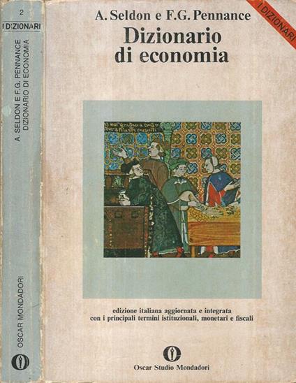 Dizionario di economia - A. Seldon - copertina