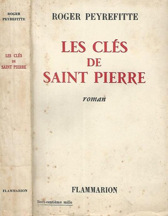 Les Cles de Sainte Pierre - Roger Peyrefitte - copertina